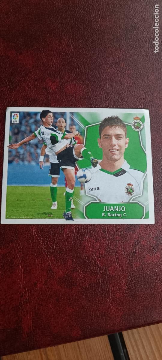 Cromos de F&uacute;tbol: ED. ESTE 08-09 COLOCA JUANJO (RACING) SIN PEGAR