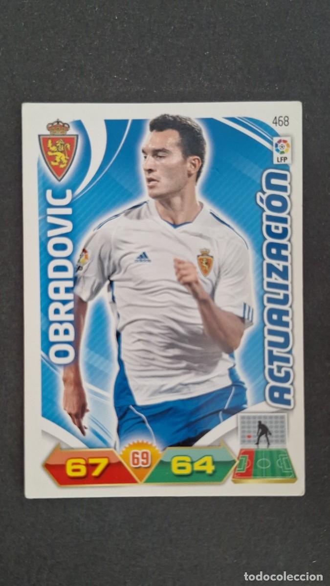Cromos de F&uacute;tbol: L2 OBRADOVIC REAL ZARAGOZA 468 ACTUALIZACION PANINI ADRENALYN XL LIGA 2011/2012 11 12