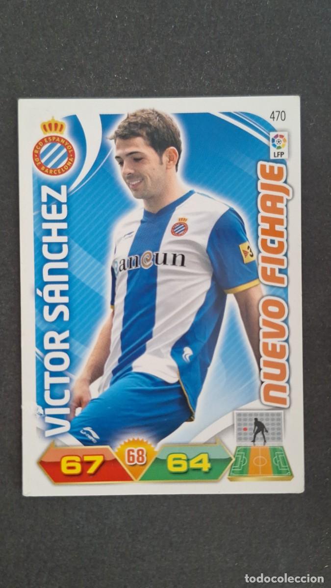 Cromos de F&uacute;tbol: L2 VICTOR SANCHEZ R. C. D. ESPA&Ntilde;OL 470 NUEVO FICHAJE PANINI ADRENALYN XL LIGA 2011/2012 11 12