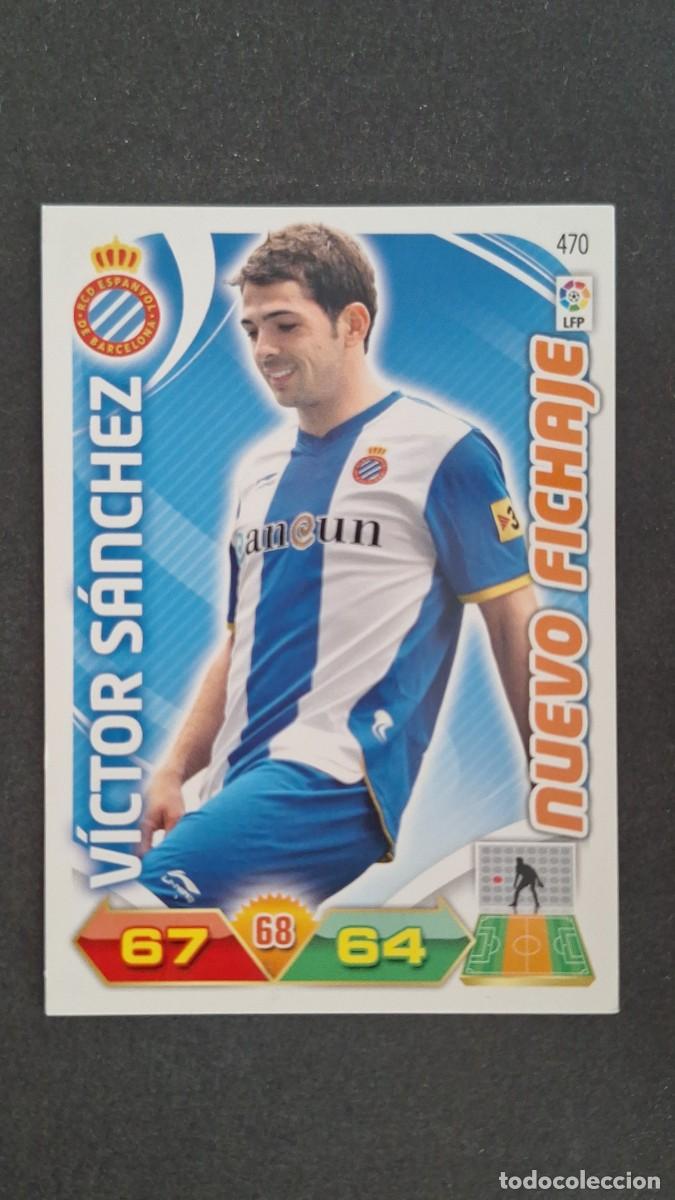 Cromos de F&uacute;tbol: L2 VICTOR SANCHEZ R. C. D. ESPA&Ntilde;OL 470 NUEVO FICHAJE PANINI ADRENALYN XL LIGA 2011/2012 11 12