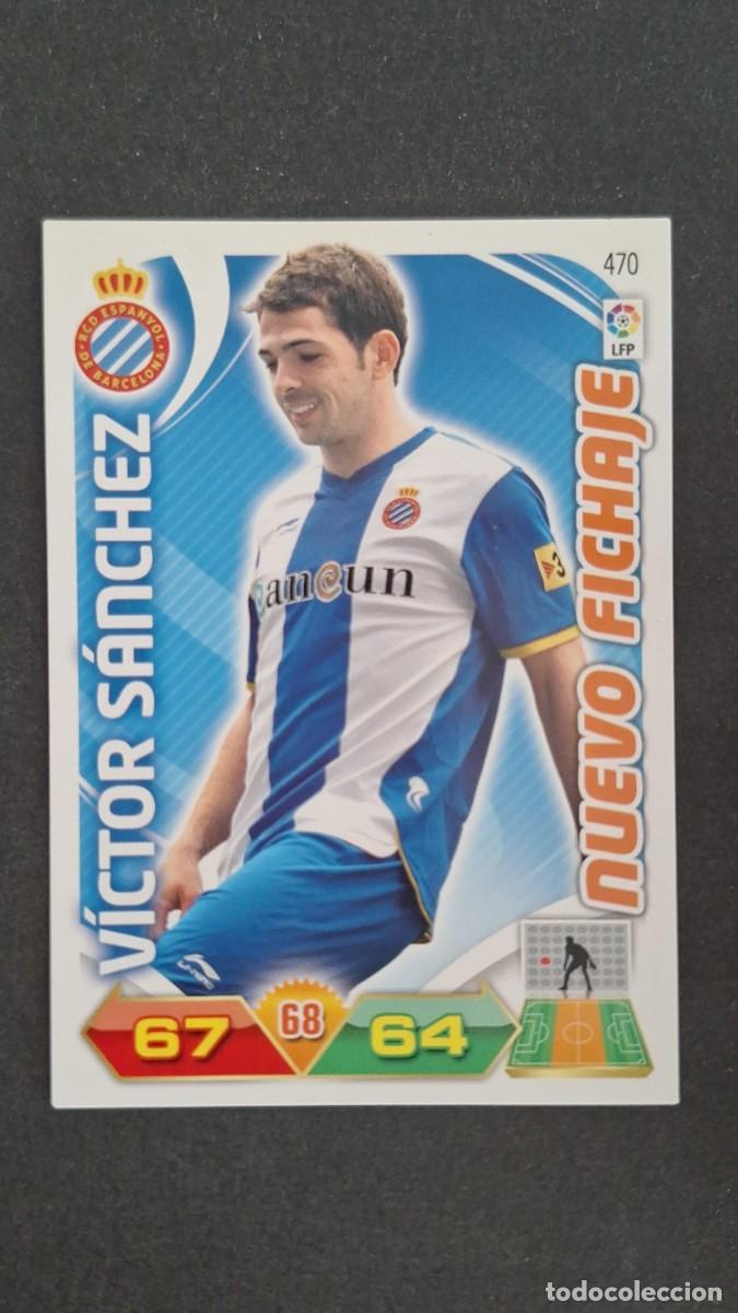Cromos de F&uacute;tbol: L2 VICTOR SANCHEZ R. C. D. ESPA&Ntilde;OL 470 NUEVO FICHAJE PANINI ADRENALYN XL LIGA 2011/2012 11 12