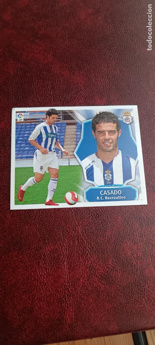 Cromos de F&uacute;tbol: ED. ESTE 08-09 COLOCA CASADO (HUELVA) SIN PEGAR