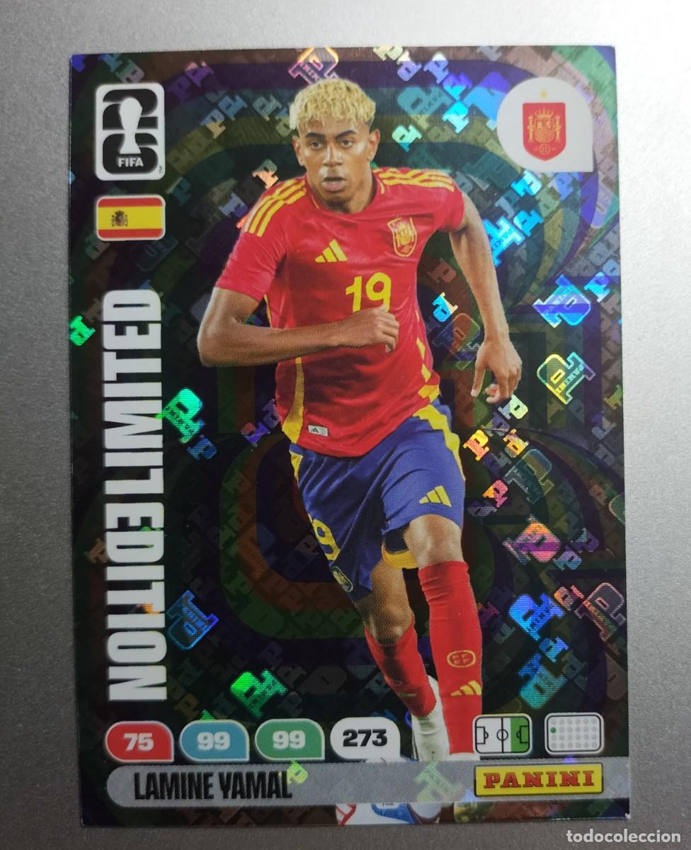 Cromos de F&uacute;tbol: LAMINE YAMAL ,ESPA&Ntilde;A ,LIMITED EDITION ⚽ PANINI ADRENALYN FIFA WORLD CUP 2026 ⚽