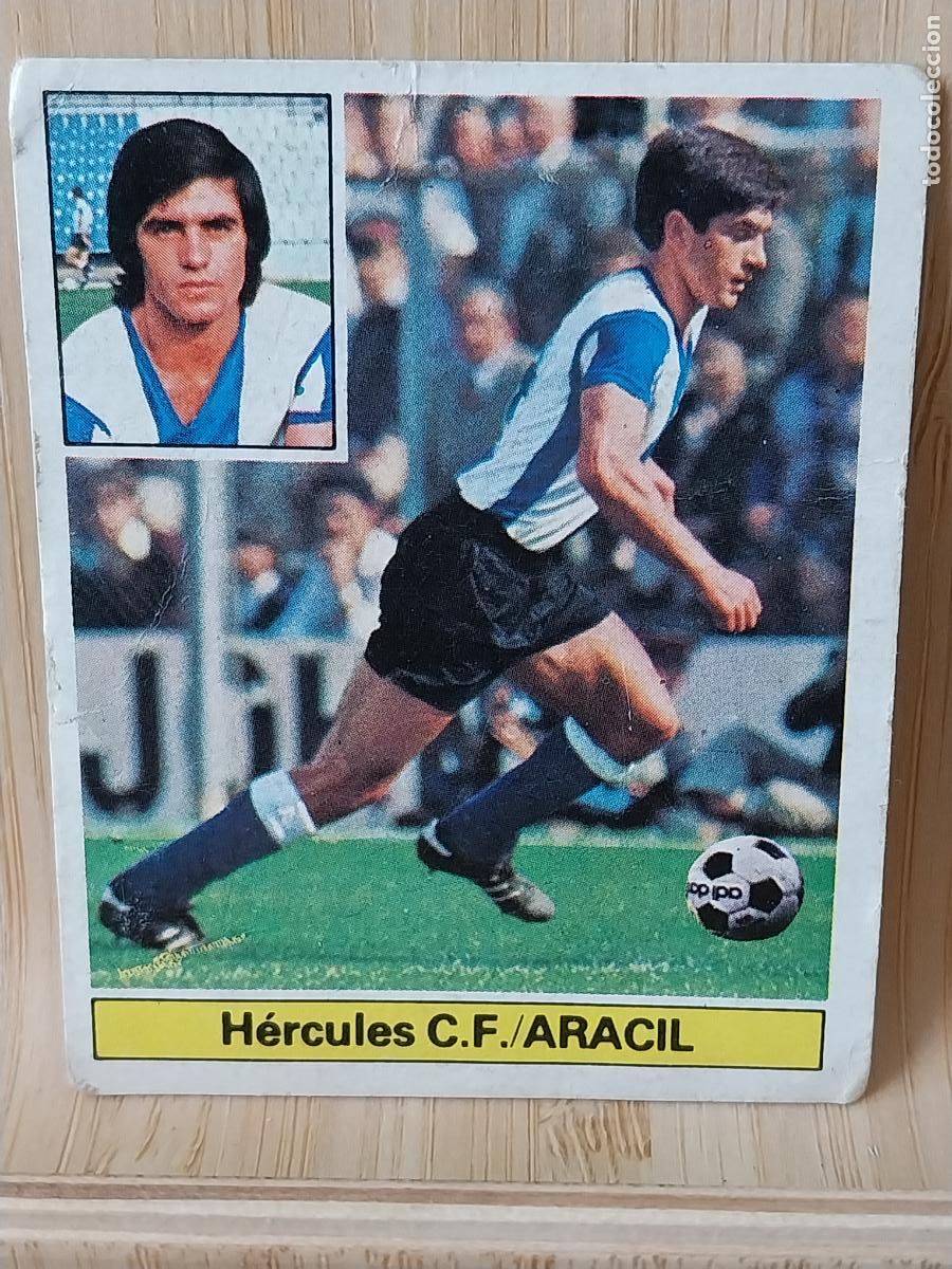 Cromos de F&uacute;tbol: HERCULES ARACIL ED ESTE LIGA 1981 81 82 CROMO SIN PEGAR NUNCA