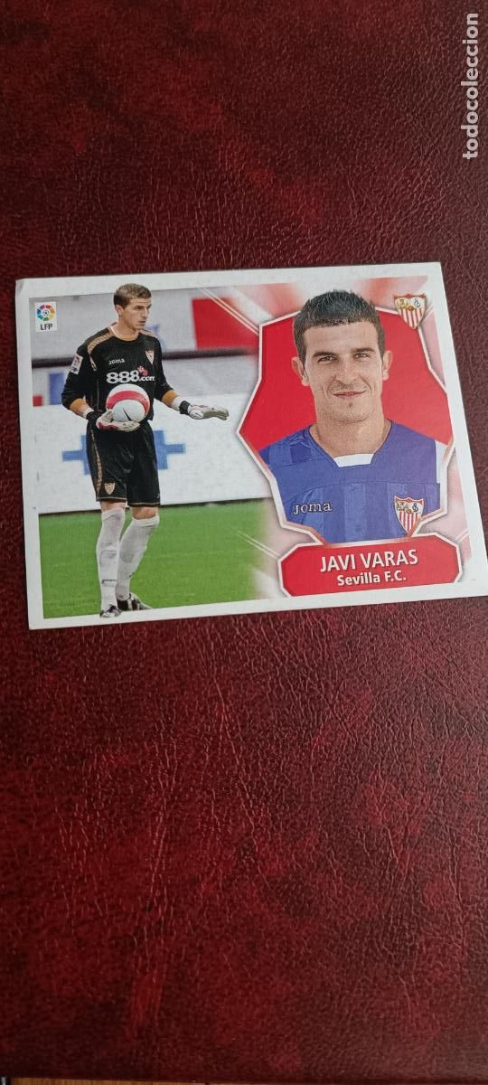 Cromos de F&uacute;tbol: ED. ESTE 08-09 COLOCA JAVI VARAS (SEVILLA) SIN PEGAR
