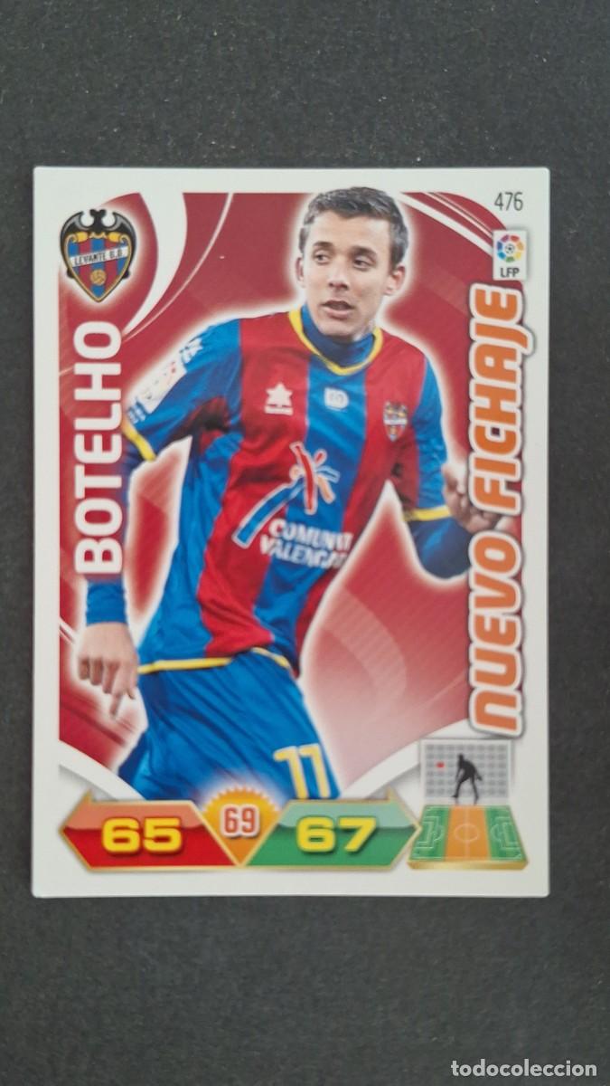 Cromos de F&uacute;tbol: L2 BOTELHO LEVANTE U. D. 476 NUEVO FICHAJE PANINI ADRENALYN XL LIGA 2011/2012 11 12