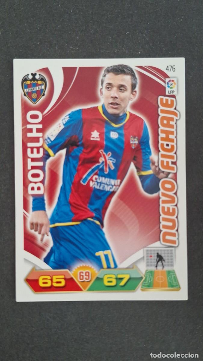 Cromos de F&uacute;tbol: L2 BOTELHO LEVANTE U. D. 476 NUEVO FICHAJE PANINI ADRENALYN XL LIGA 2011/2012 11 12