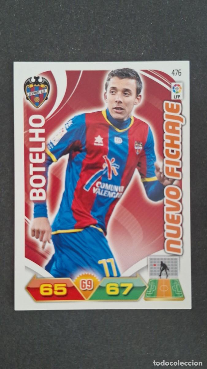 Cromos de F&uacute;tbol: L2 BOTELHO LEVANTE U. D. 476 NUEVO FICHAJE PANINI ADRENALYN XL LIGA 2011/2012 11 12