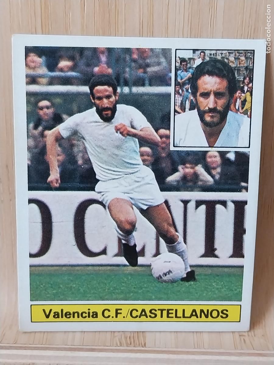 Cromos de F&uacute;tbol: CASTELLANOS VALENCIA ED ESTE LIGA 1981 81 82 CROMO SIN PEGAR NUNCA