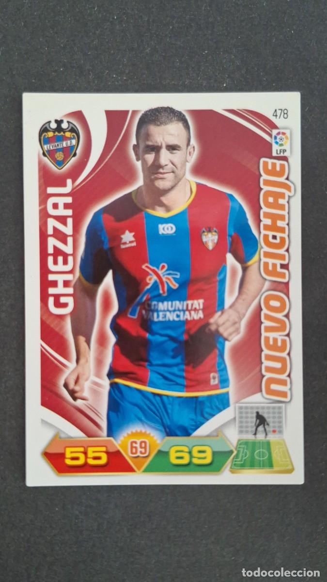 Cromos de F&uacute;tbol: L2 GHEZZAL LEVANTE U. D. 478 NUEVO FICHAJE PANINI ADRENALYN XL LIGA 2011/2012 11 12