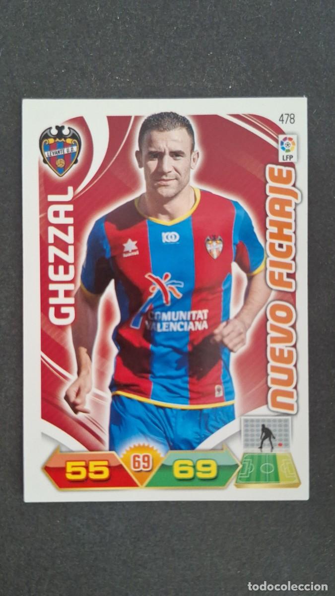 Cromos de F&uacute;tbol: L2 GHEZZAL LEVANTE U. D. 478 NUEVO FICHAJE PANINI ADRENALYN XL LIGA 2011/2012 11 12