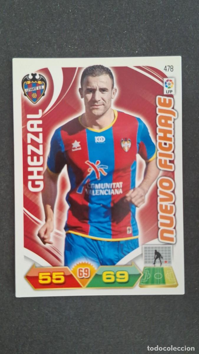 Football Stickers: L2 GHEZZAL LEVANTE U. D. 478 NUEVO FICHAJE PANINI ADRENALYN XL LIGA 2011/2012 11 12