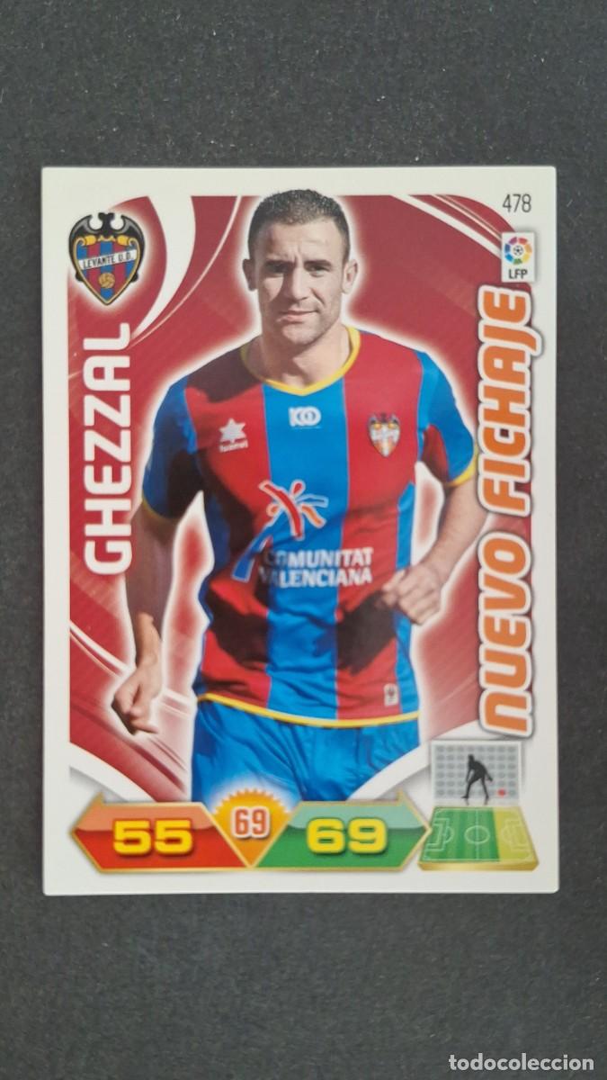Football Stickers: L2 GHEZZAL LEVANTE U. D. 478 NUEVO FICHAJE PANINI ADRENALYN XL LIGA 2011/2012 11 12