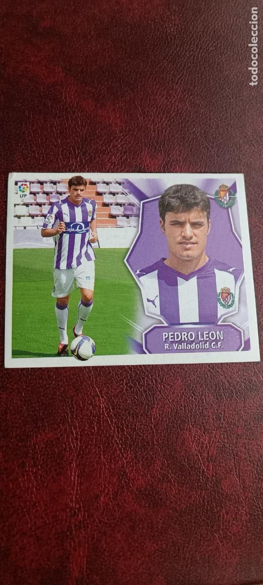 Football Stickers: ED. ESTE 08-09 COLOCA PEDRO LEON (VALLADOLID) SIN PEGAR