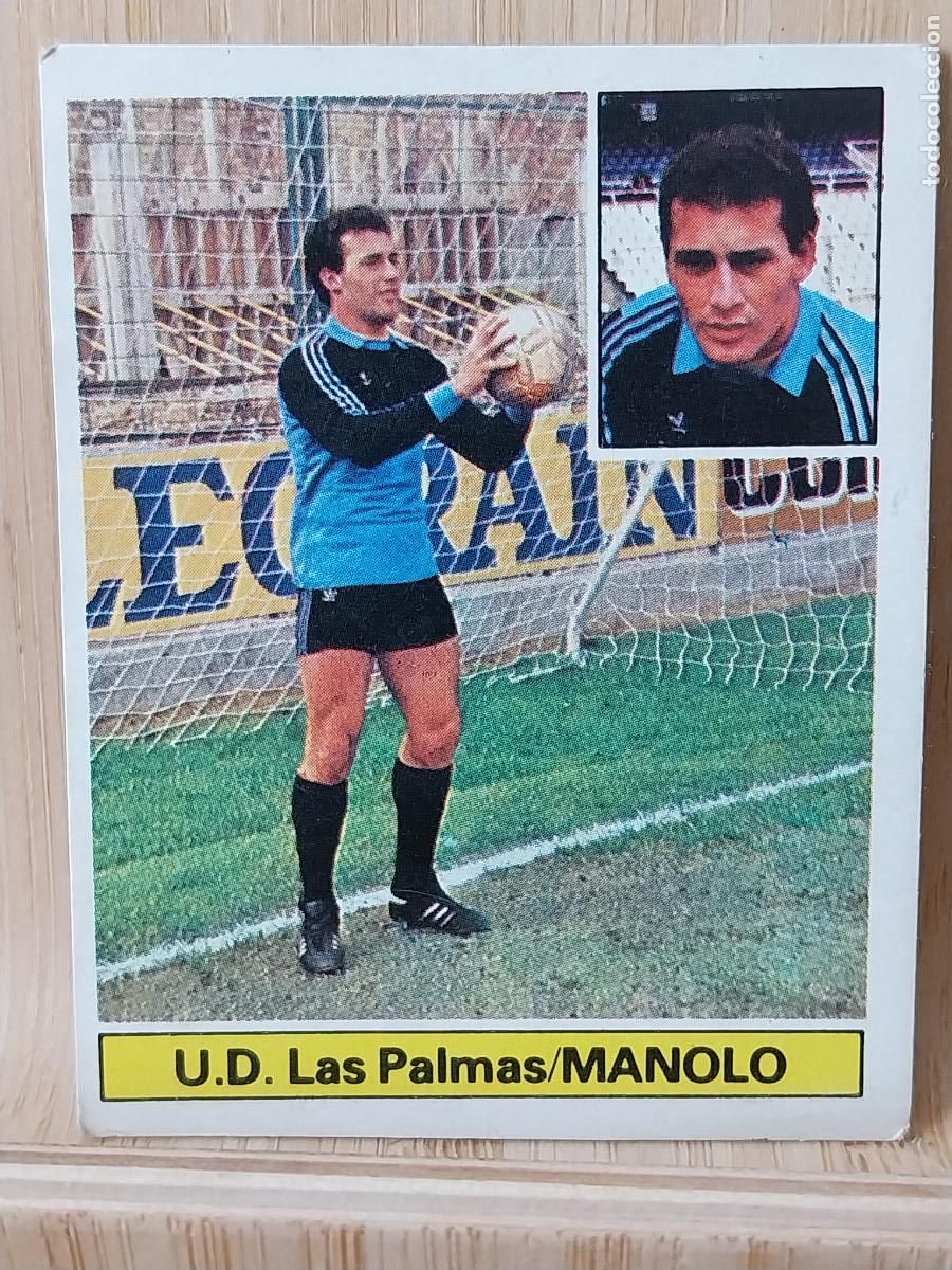 Football Stickers: MANOLO LAS PALMAS ED ESTE LIGA 1981 81 82 CROMO SIN PEGAR NUNCA