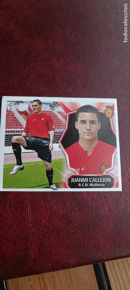 Cromos de Futebol: ED. ESTE 08-09 COLOCA JUANMI CALLEJON (MALLORCA) SIN PEGAR