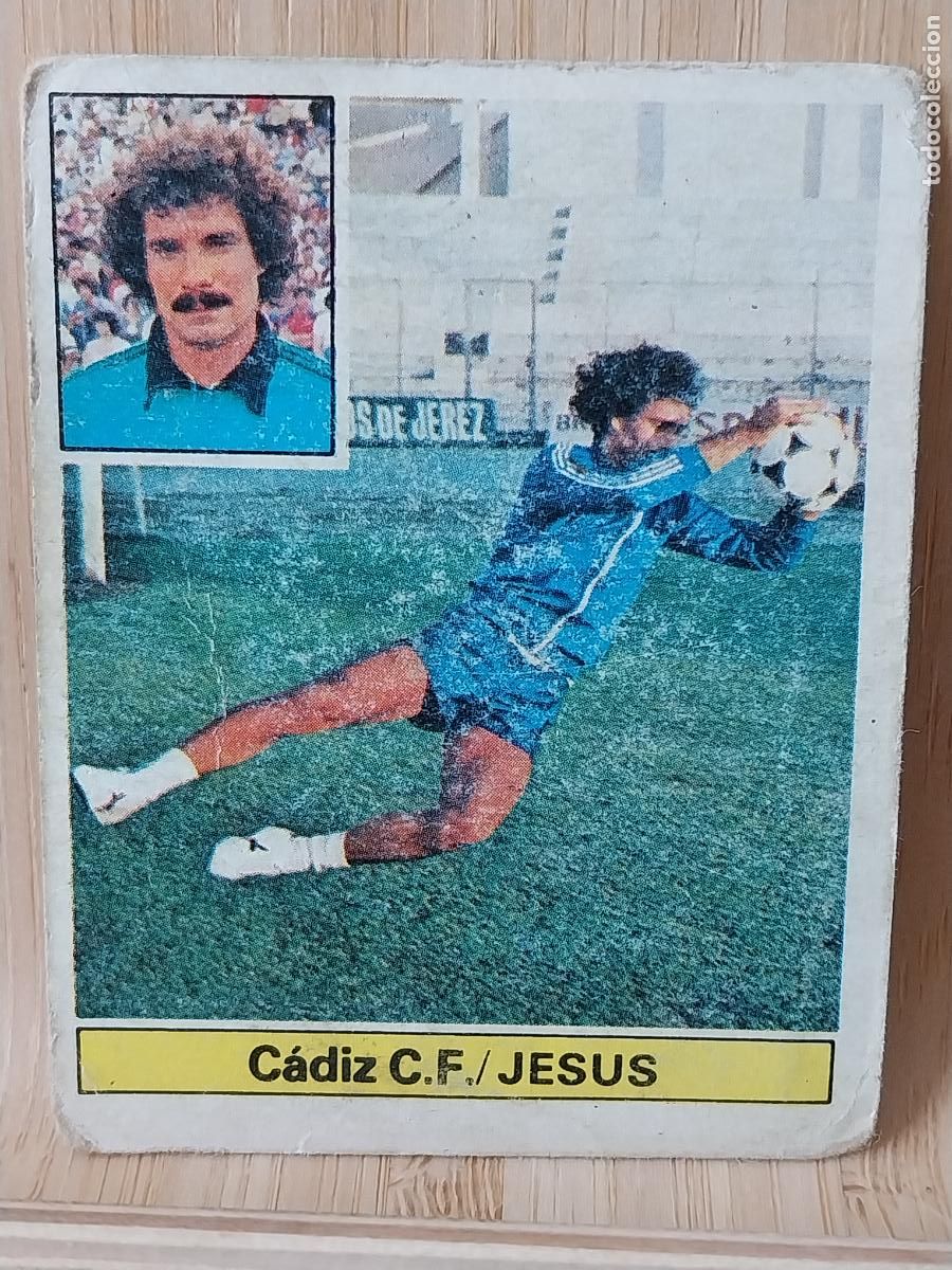 Fu&szlig;ball-Sticker: JESUS COLOCA CADIZ ED ESTE LIGA 1981 81 82 CROMO SIN PEGAR NUNCA