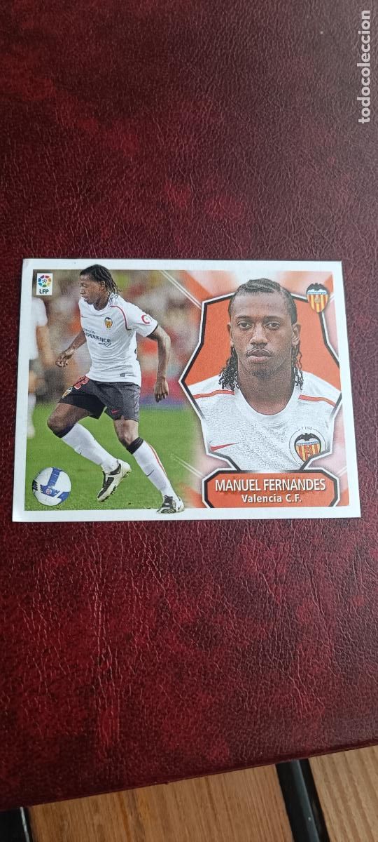 Cromos de F&uacute;tbol: ED. ESTE 08-09 COLOCA MANUEL FERNANDES (VALENCIA) SIN PEGAR