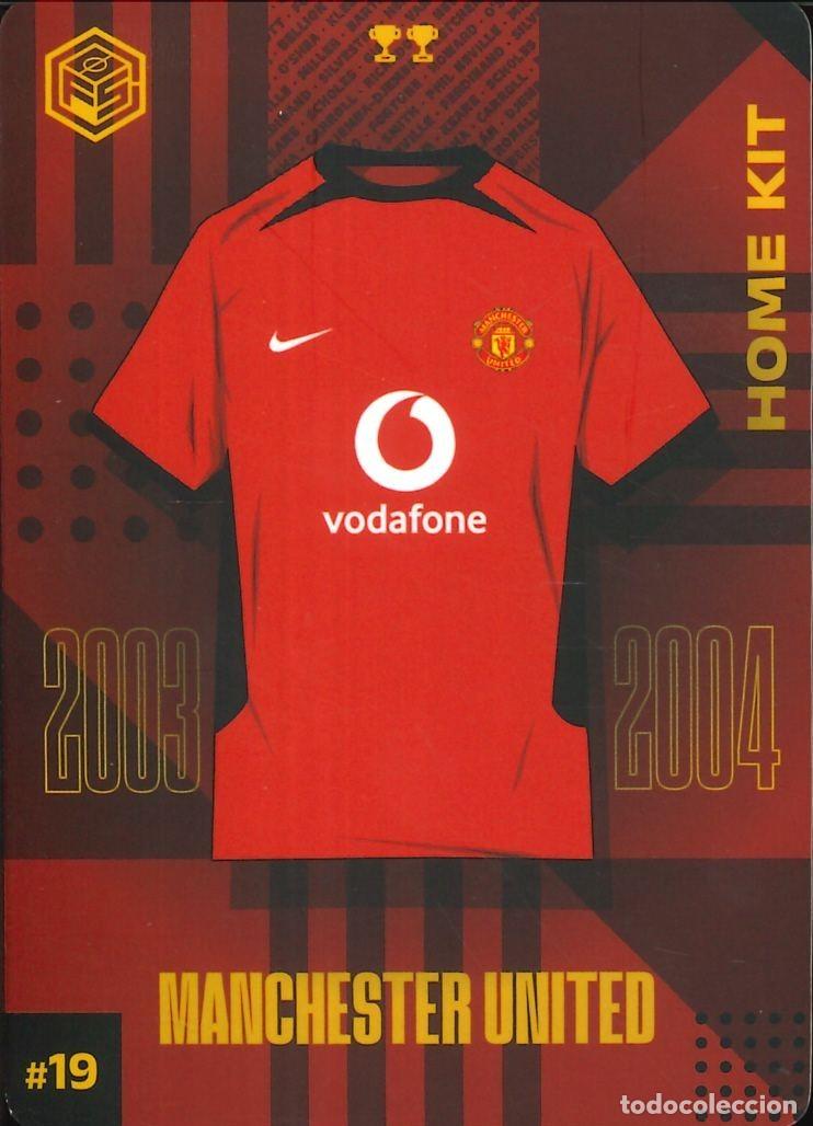 Cromos de F&uacute;tbol: FUTBOL - 2024 - CAMISETAS FUTBOL SORPRESA - 19 - MANCHESTER UNITED - RETRO COLLECTION