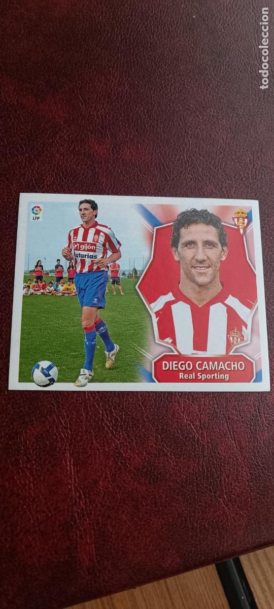 Cromos de F&uacute;tbol: ED. ESTE 08-09 COLOCA DIEGO CAMACHO (GIJON) SIN PEGAR