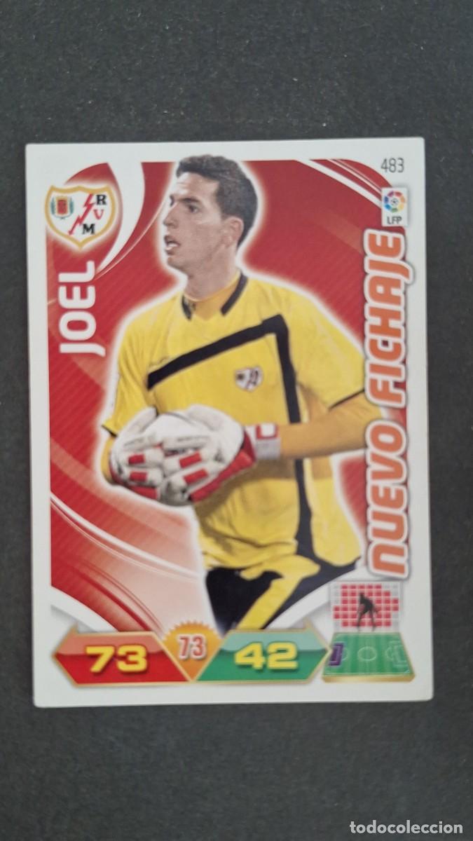 Cromos de F&uacute;tbol: L2 JOEL RAYO VALLECANO 483 NUEVO FICHAJE PANINI ADRENALYN XL LIGA 2011/2012 11 12