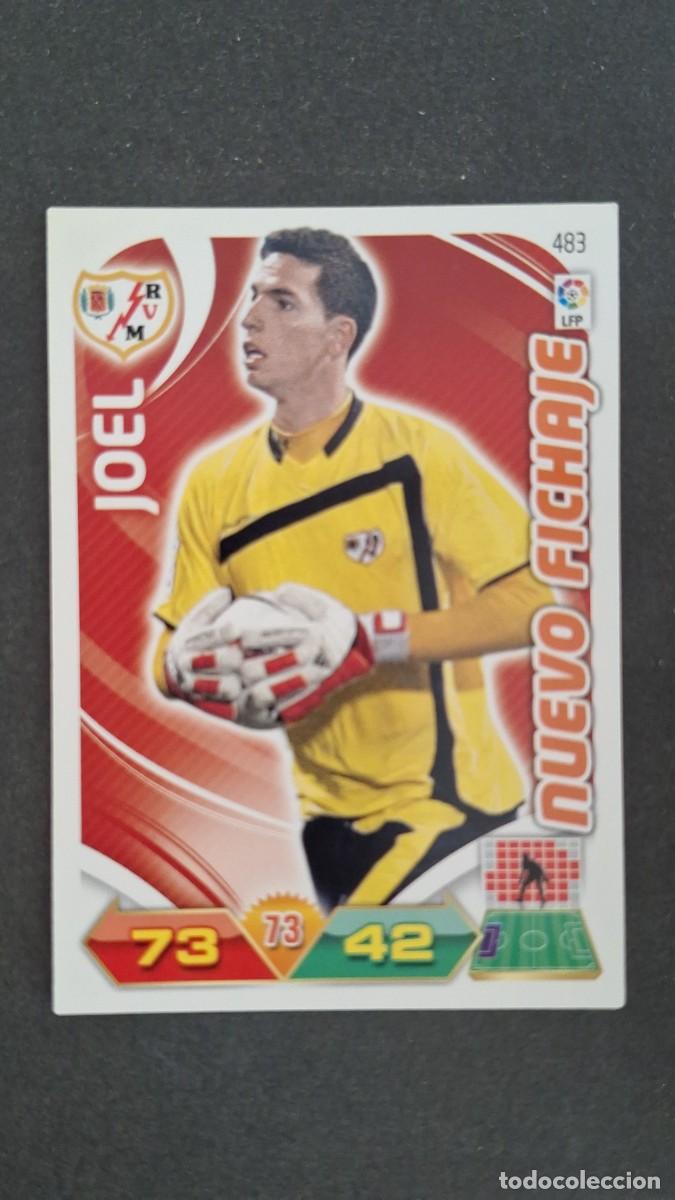 Cromos de F&uacute;tbol: L2 JOEL RAYO VALLECANO 483 NUEVO FICHAJE PANINI ADRENALYN XL LIGA 2011/2012 11 12