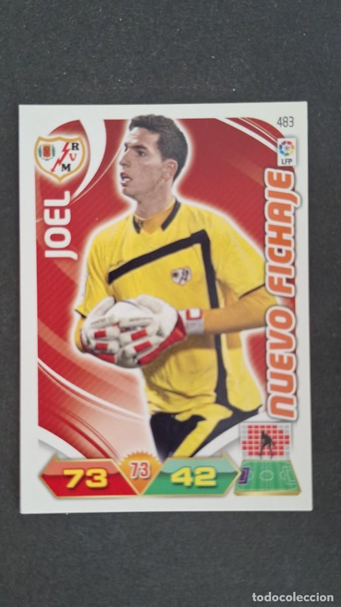 Cromos de F&uacute;tbol: L2 JOEL RAYO VALLECANO 483 NUEVO FICHAJE PANINI ADRENALYN XL LIGA 2011/2012 11 12