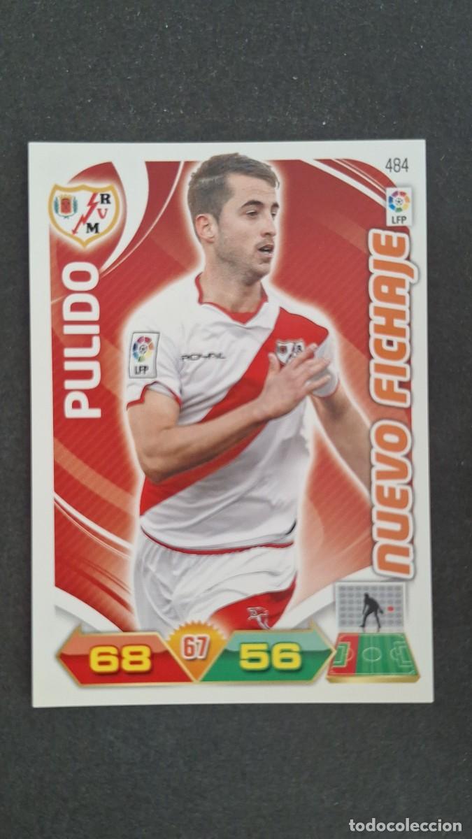 Cromos de F&uacute;tbol: L2 PULIDO RAYO VALLECANO 484 NUEVO FICHAJE PANINI ADRENALYN XL LIGA 2011/2012 11 12