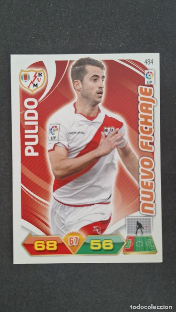 Cromos de F&uacute;tbol: L2 PULIDO RAYO VALLECANO 484 NUEVO FICHAJE PANINI ADRENALYN XL LIGA 2011/2012 11 12