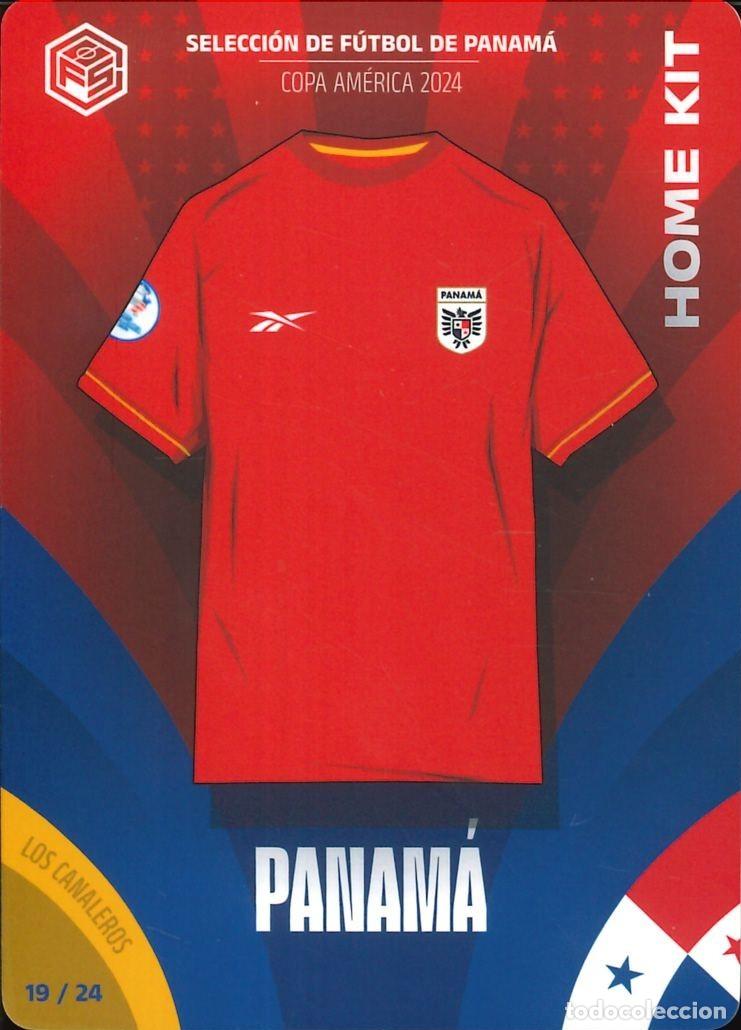 Cromos de F&uacute;tbol: FUTBOL - 2024 - CAMISETAS FUTBOL SORPRESA - 19/24 - PANAMA - COPA AMERICA COLLECTION