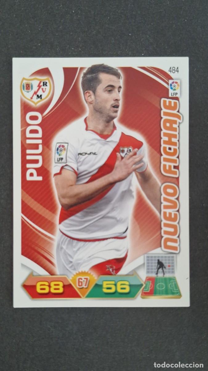 Cromos de F&uacute;tbol: L2 PULIDO RAYO VALLECANO 484 NUEVO FICHAJE PANINI ADRENALYN XL LIGA 2011/2012 11 12