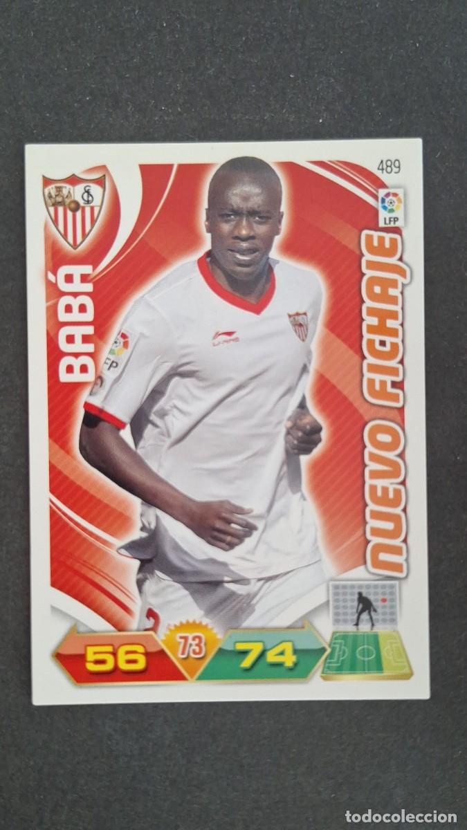 Cromos de F&uacute;tbol: L2 BABA SEVILLA F. C. 489 NUEVO FICHAJE PANINI ADRENALYN XL LIGA 2011/2012 11 12