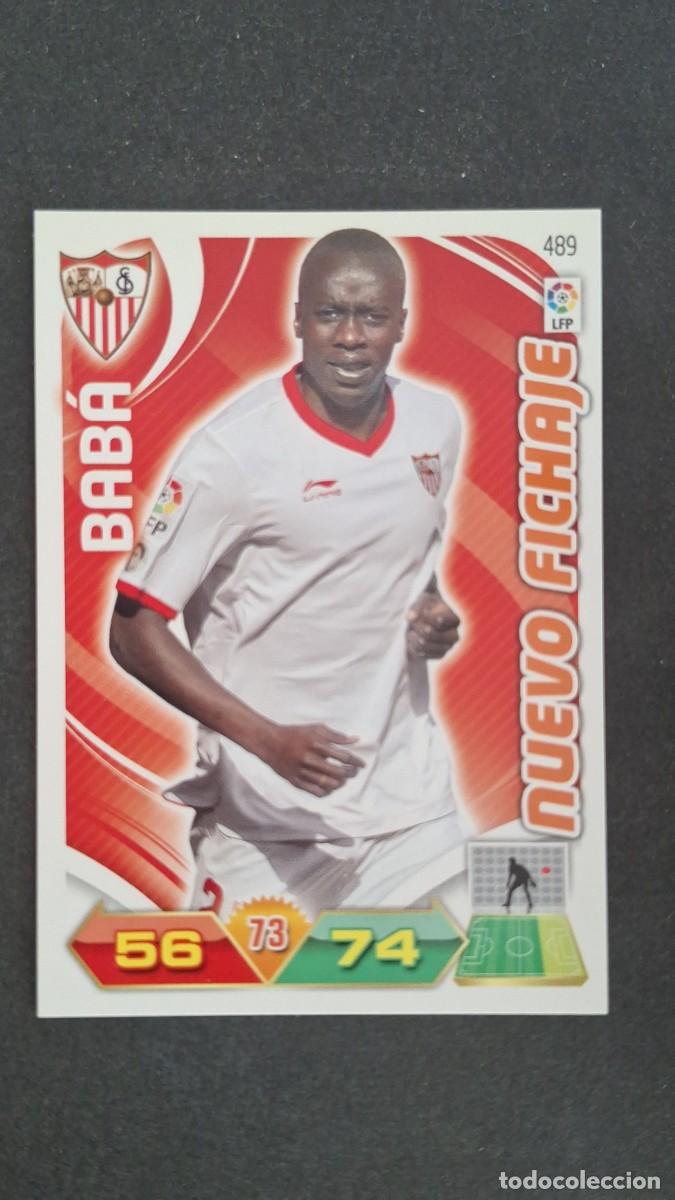Cromos de F&uacute;tbol: L2 BABA SEVILLA F. C. 489 NUEVO FICHAJE PANINI ADRENALYN XL LIGA 2011/2012 11 12