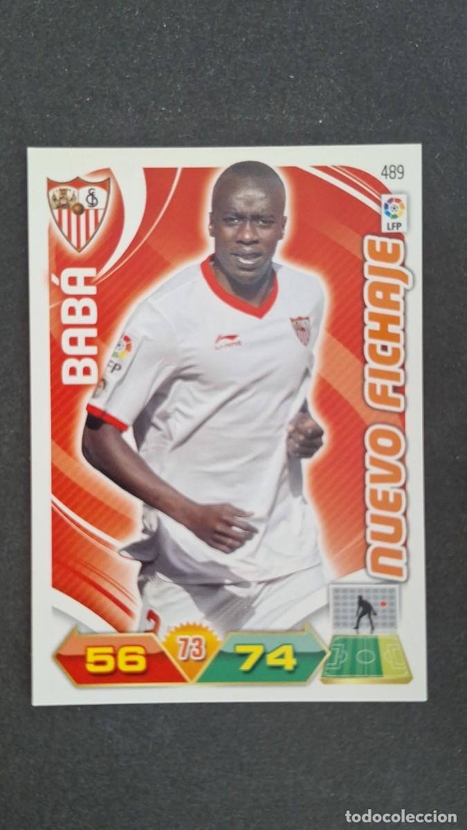 Cromos de F&uacute;tbol: L2 BABA SEVILLA F. C. 489 NUEVO FICHAJE PANINI ADRENALYN XL LIGA 2011/2012 11 12