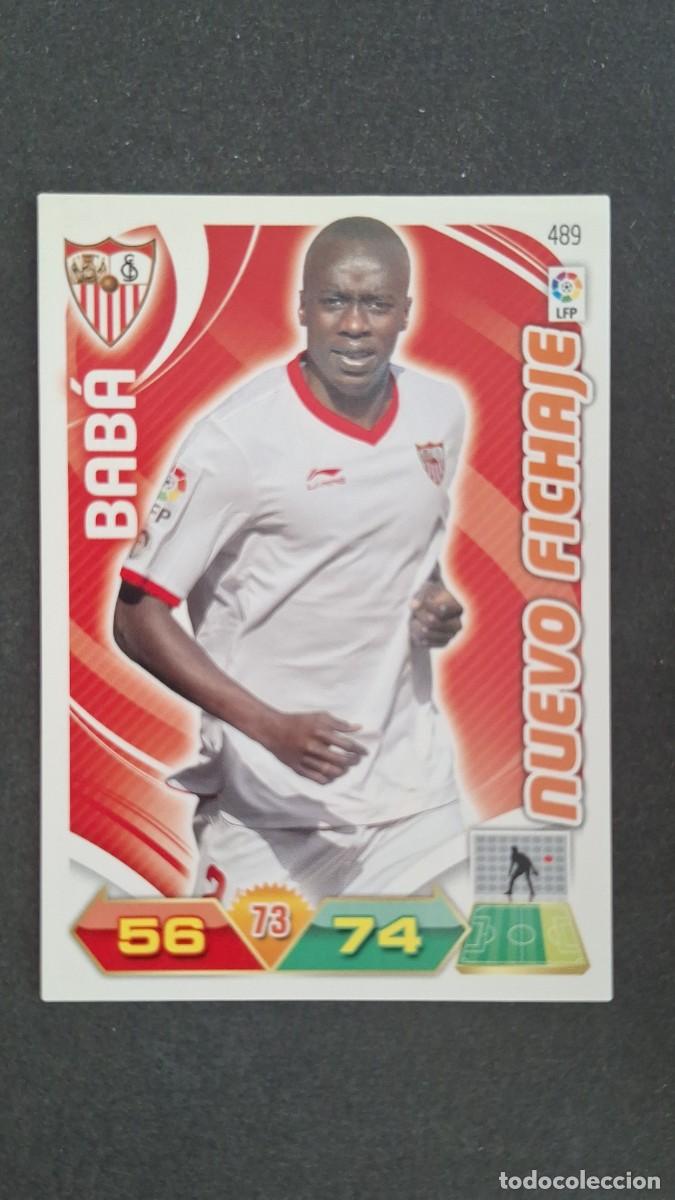 Cromos de F&uacute;tbol: L2 BABA SEVILLA F. C. 489 NUEVO FICHAJE PANINI ADRENALYN XL LIGA 2011/2012 11 12