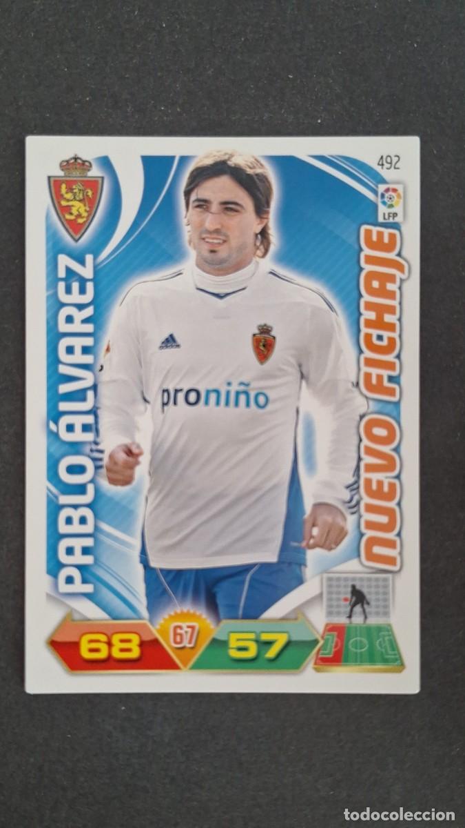 Cartes &agrave; collectionner de Football: L2 PABLO ALVAREZ REAL ZARAGOZA 492 NUEVO FICHAJE PANINI ADRENALYN XL LIGA 2011/2012 11 12