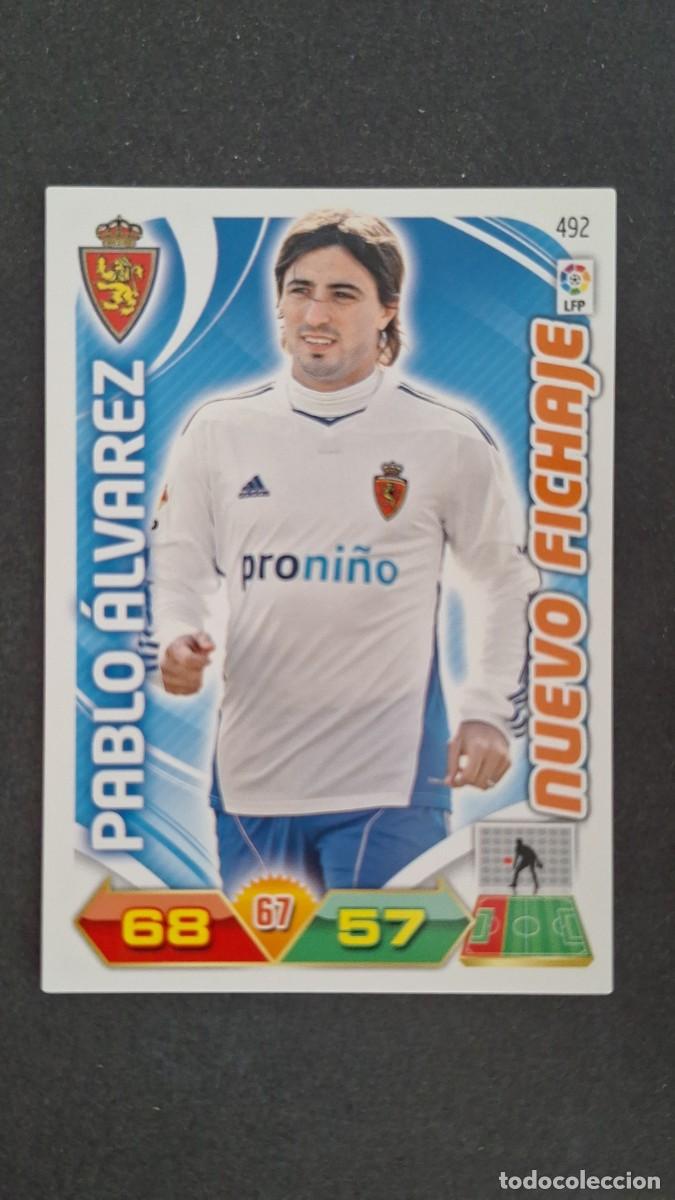 Cartes &agrave; collectionner de Football: L2 PABLO ALVAREZ REAL ZARAGOZA 492 NUEVO FICHAJE PANINI ADRENALYN XL LIGA 2011/2012 11 12