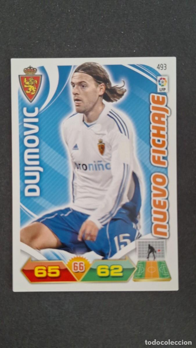 Fu&szlig;ball-Sticker: L2 DUJMOVIC REAL ZARAGOZA 493 NUEVO FICHAJE PANINI ADRENALYN XL LIGA 2011/2012 11 12