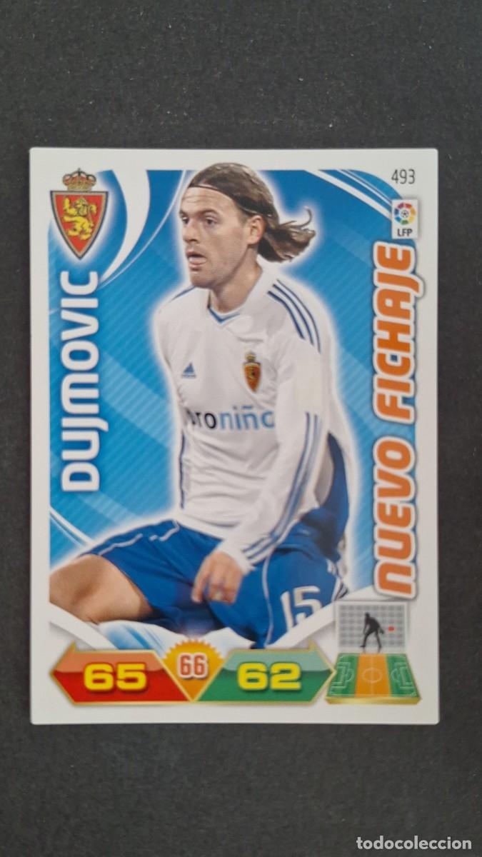 Fu&szlig;ball-Sticker: L2 DUJMOVIC REAL ZARAGOZA 493 NUEVO FICHAJE PANINI ADRENALYN XL LIGA 2011/2012 11 12