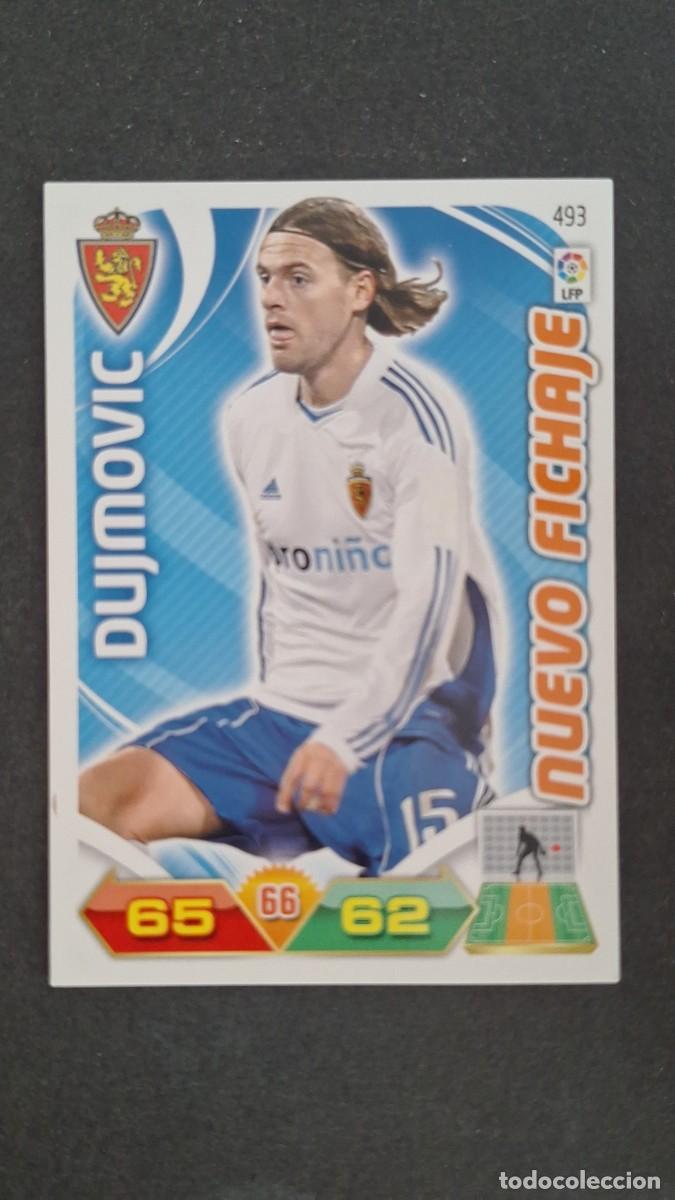 Fu&szlig;ball-Sticker: L2 DUJMOVIC REAL ZARAGOZA 493 NUEVO FICHAJE PANINI ADRENALYN XL LIGA 2011/2012 11 12