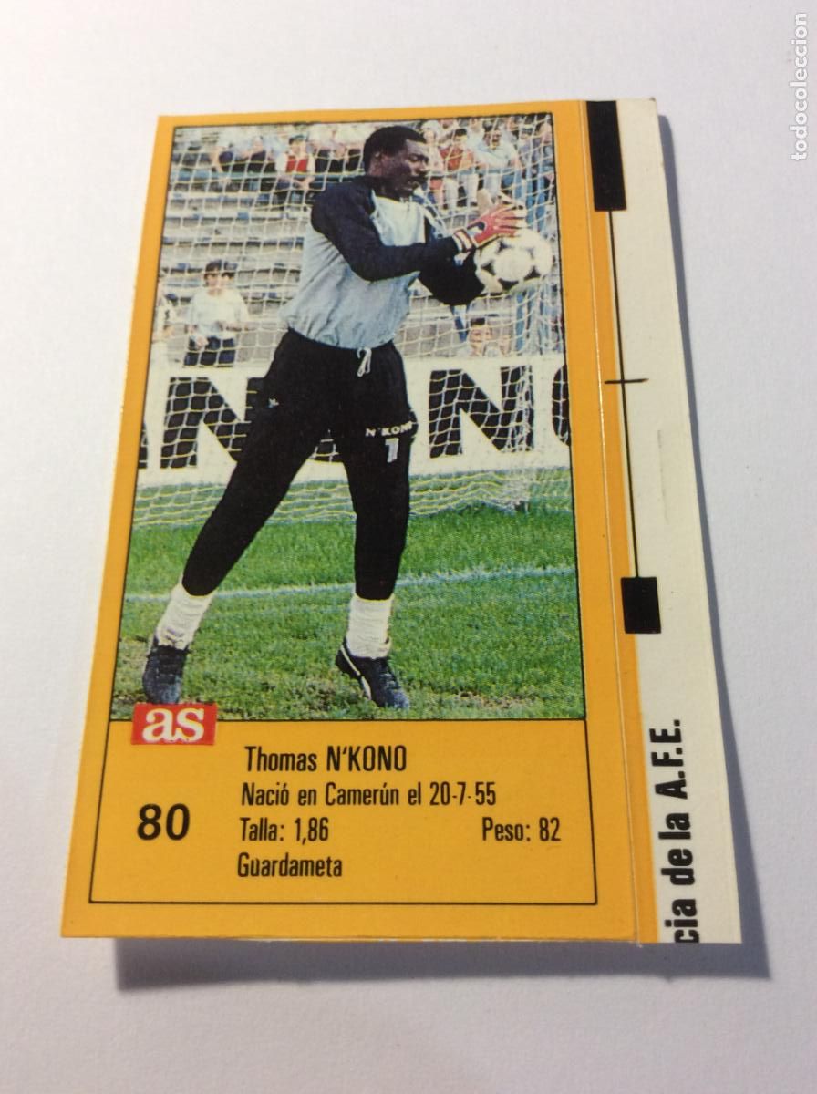 Figurine di Calcio: 80 N&acute;Kono RCD Espa&ntilde;ol LOS ASES DE LA LIGA 87-88 de AS