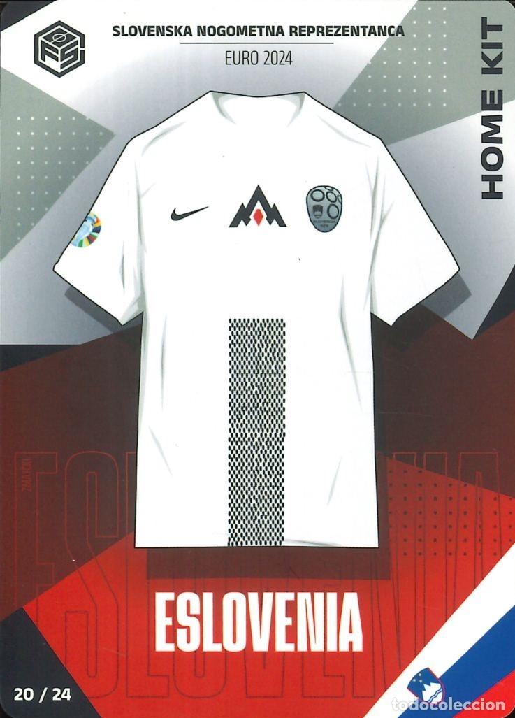 Figurine di Calcio: FUTBOL - 2024 - CAMISETAS FUTBOL SORPRESA - 20/24 - ESLOVENIA - EURO 2024 COLLECTION