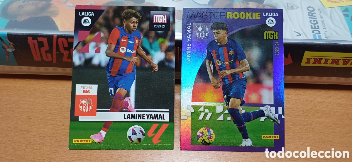 Figurine di Calcio: Lamine Yamal Rookie Megacracks 23/24 + Archivador