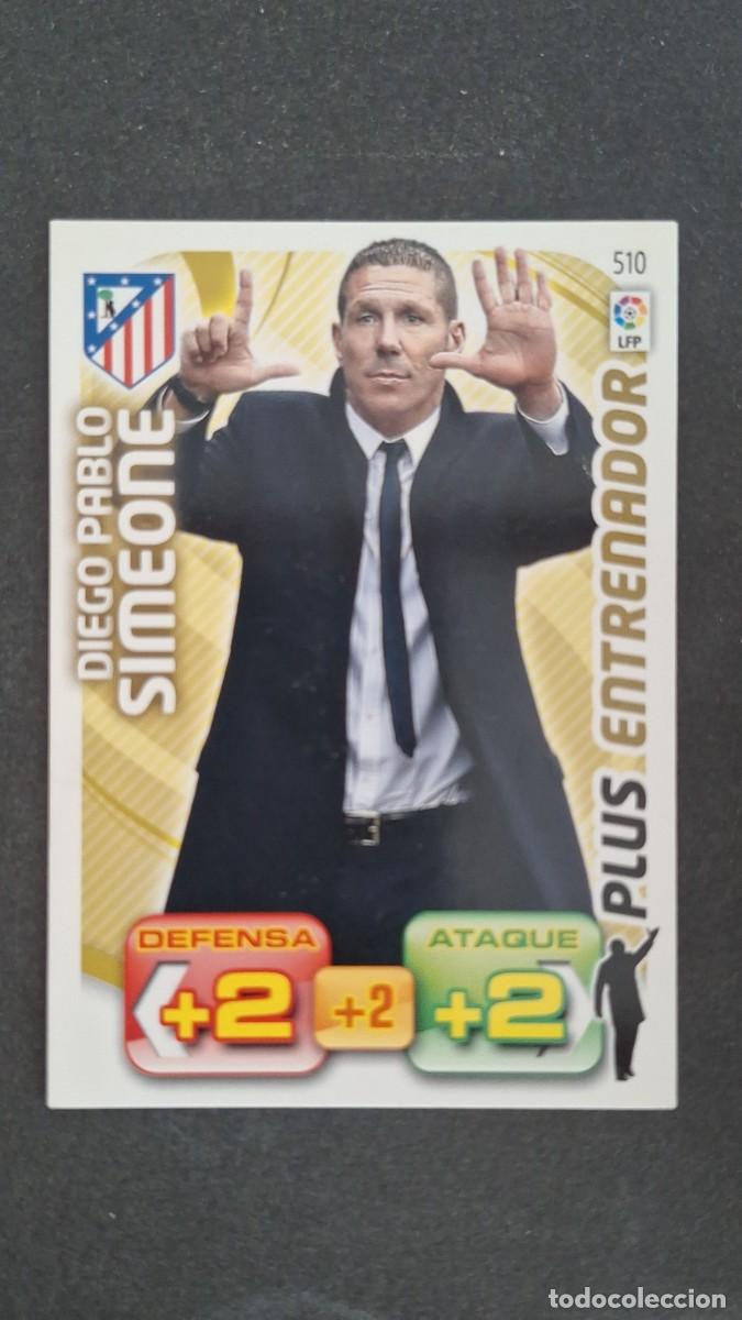 Fu&szlig;ball-Sticker: L2 SIMEONE ATLETICO DE MADRID 510 PLUS ENTRENADOR PANINI ADRENALYN XL LIGA 2011/2012 11 12
