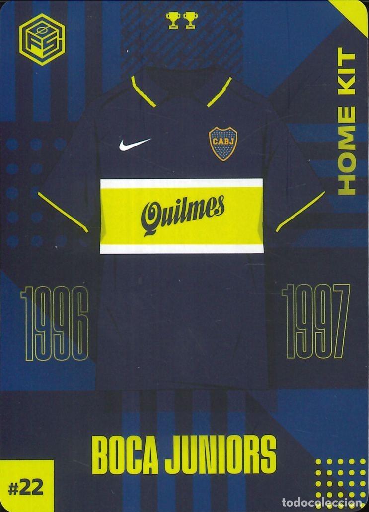 Cromos de F&uacute;tbol: FUTBOL - 2024 - CAMISETAS FUTBOL SORPRESA - 22 - BOCA JUNIORS - RETRO COLLECTION