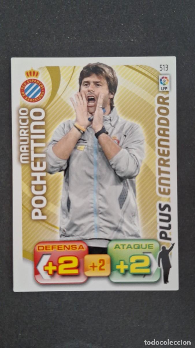 Cartes &agrave; collectionner de Football: L2 POCHETTINO R. C. D. ESPA&Ntilde;OL 513 PLUS ENTRENADOR PANINI ADRENALYN XL LIGA 2011/2012 11 12