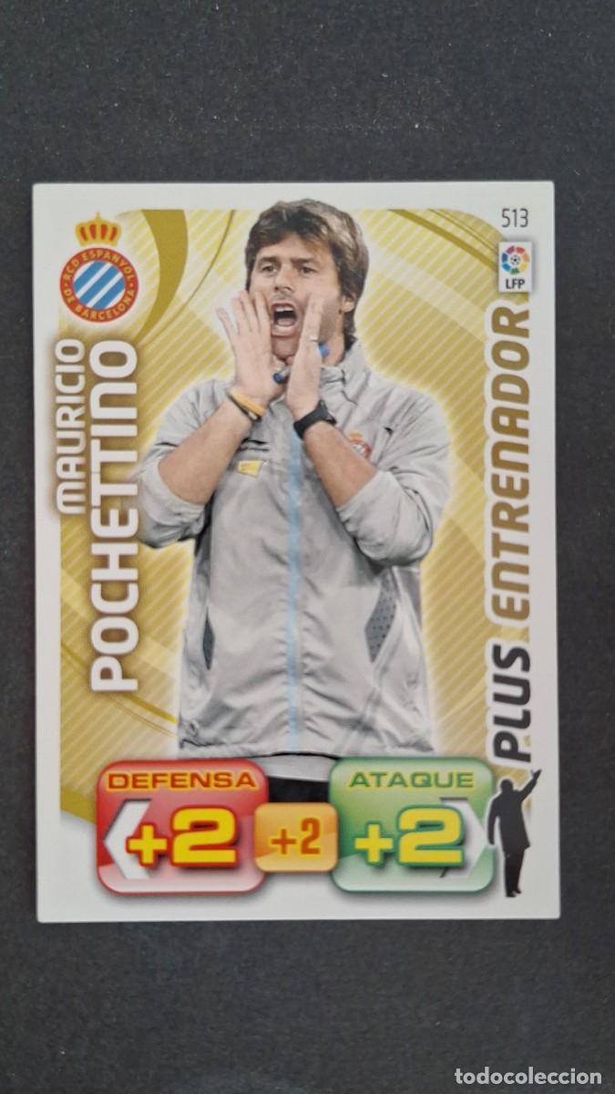 Cartes &agrave; collectionner de Football: L2 POCHETTINO R. C. D. ESPA&Ntilde;OL 513 PLUS ENTRENADOR PANINI ADRENALYN XL LIGA 2011/2012 11 12