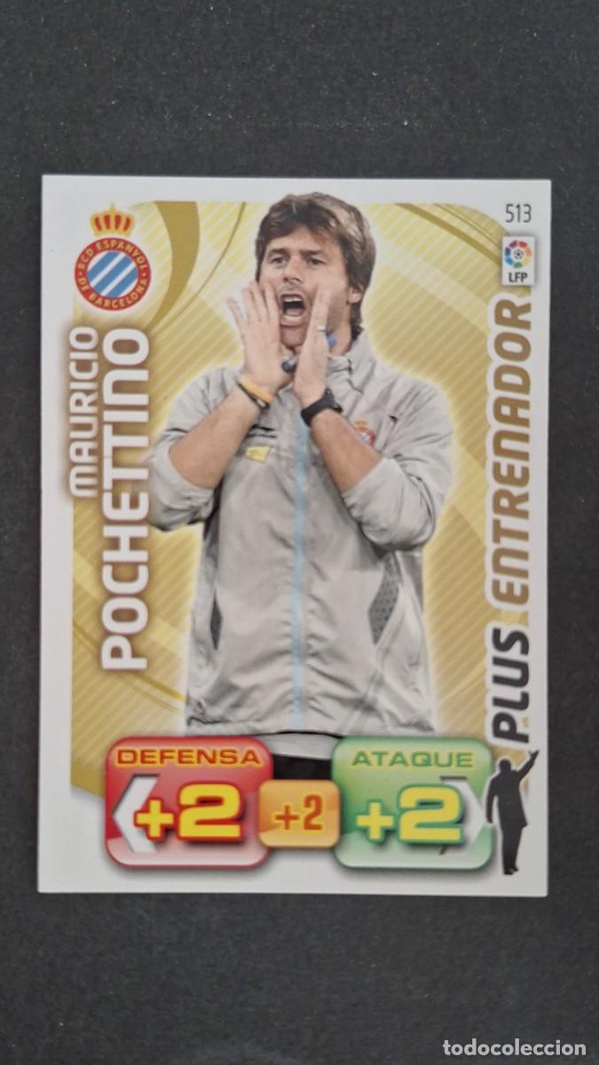Cartes &agrave; collectionner de Football: L2 POCHETTINO R. C. D. ESPA&Ntilde;OL 513 PLUS ENTRENADOR PANINI ADRENALYN XL LIGA 2011/2012 11 12