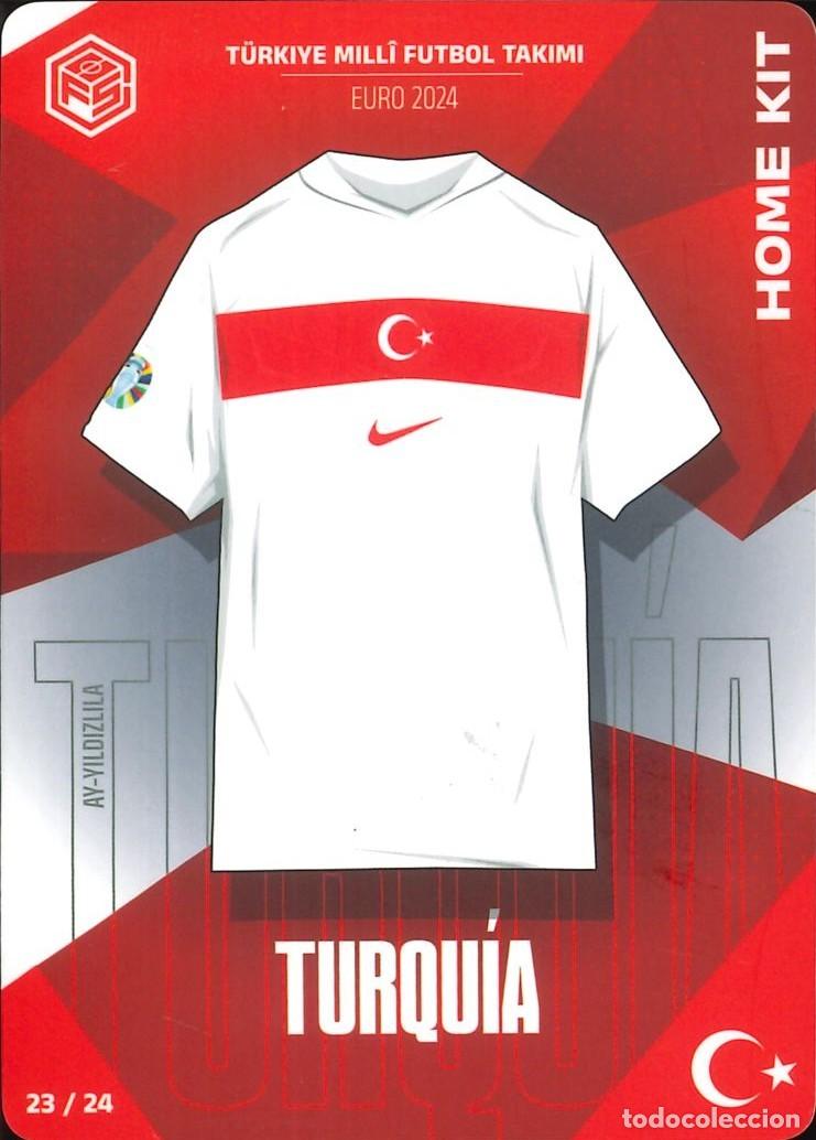 Fu&szlig;ball-Sticker: FUTBOL - 2024 - CAMISETAS FUTBOL SORPRESA - 23/24 - TURQUIA - EURO 2024 COLLECTION