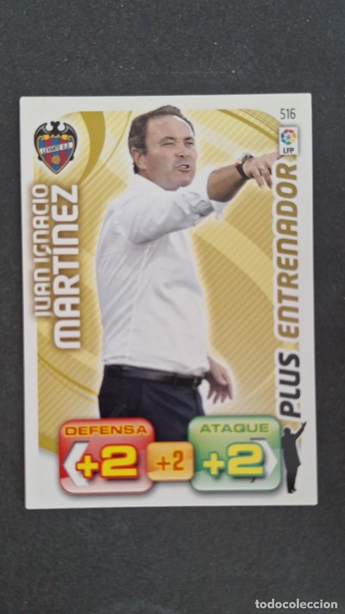 Cromos de F&uacute;tbol: L2 MARTINEZ LEVANTE U. D. 516 PLUS ENTRENADOR PANINI ADRENALYN XL LIGA 2011/2012 11 12